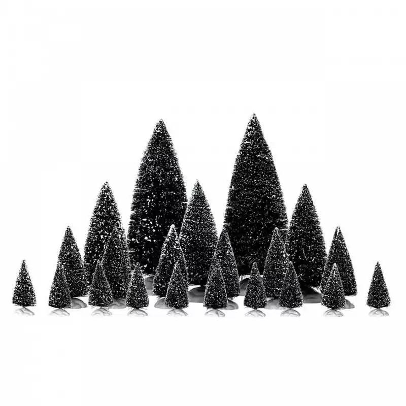 Set 21 pini assortiti - Assorted Pine Trees - Lemax 04768 - Il patio store
