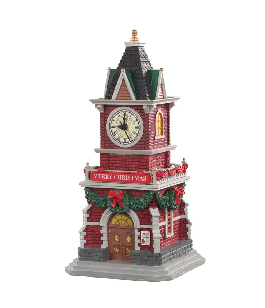 Torre dell'orologio di Tannenbaum - Tannenbaum Clock Tower - Lemax 05679 - Il patio store