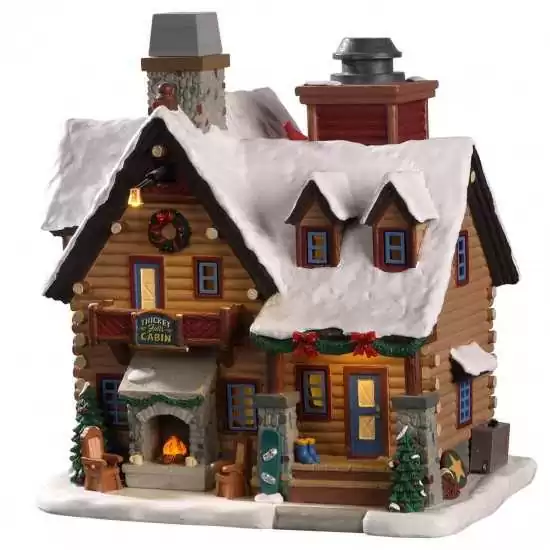 La baita delle cascate del boschetto - Thicket Falls Cabin - Lemax 05698 - Il patio store