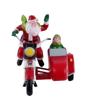 Babbo Natale in sidecar - Santa Express - Lemax 13569 - Il patio store