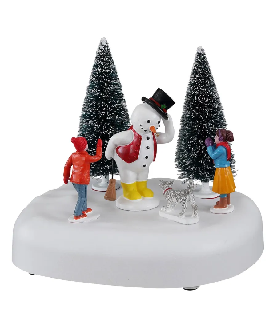 Pupazzo di neve saluta - Frosty Says Hi! - Lemax 14835 - Il patio store