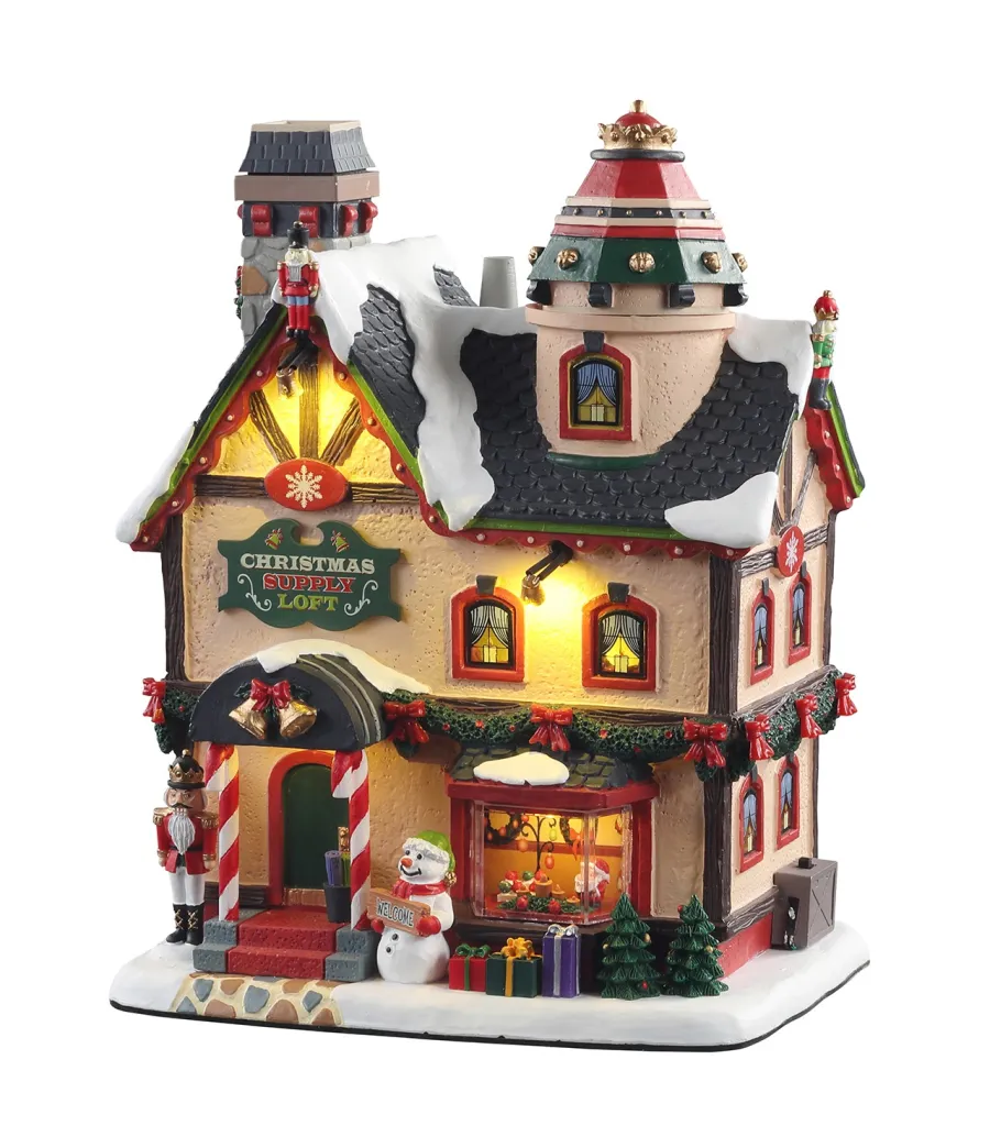 Loft di Natale - Christmas Supply Loft - Lemax 15741 - Il patio store