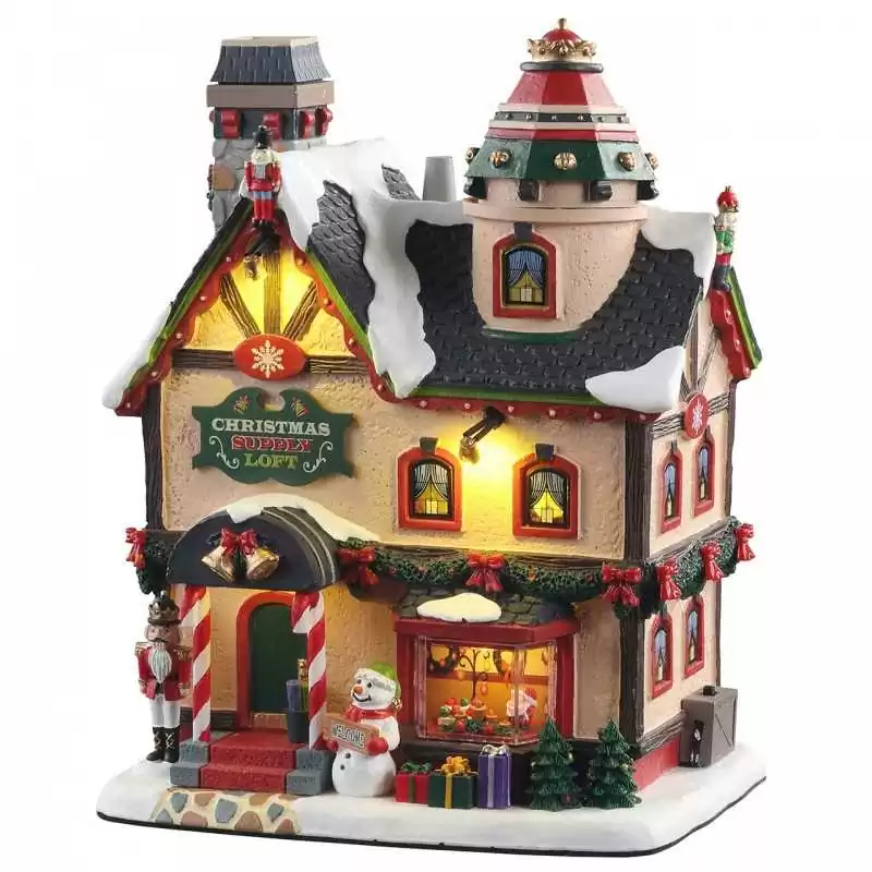 Loft di Natale - Christmas Supply Loft - Lemax 15741 - Il patio store