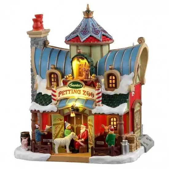 Lo zoo di Babbo Natale - Santa's Petting Zoo - Lemax 15792 - Il patio store