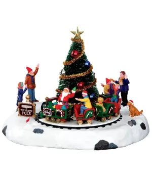 Trenino per bambini di Babbo Natale - Santa'S Kiddie Train - Lemax 34631 - Il patio store