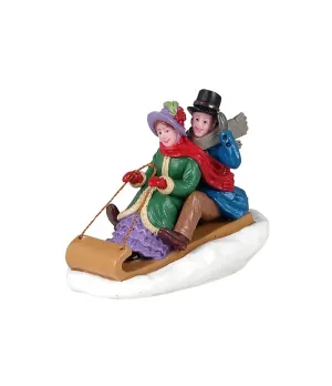 Giro in slittino vittoriano - Victorian Toboggan Ride - Lemax 12033 - Il patio store