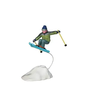 Salto acrobatico con gli sci - Catching Air - Lemax 22046 - Il patio store