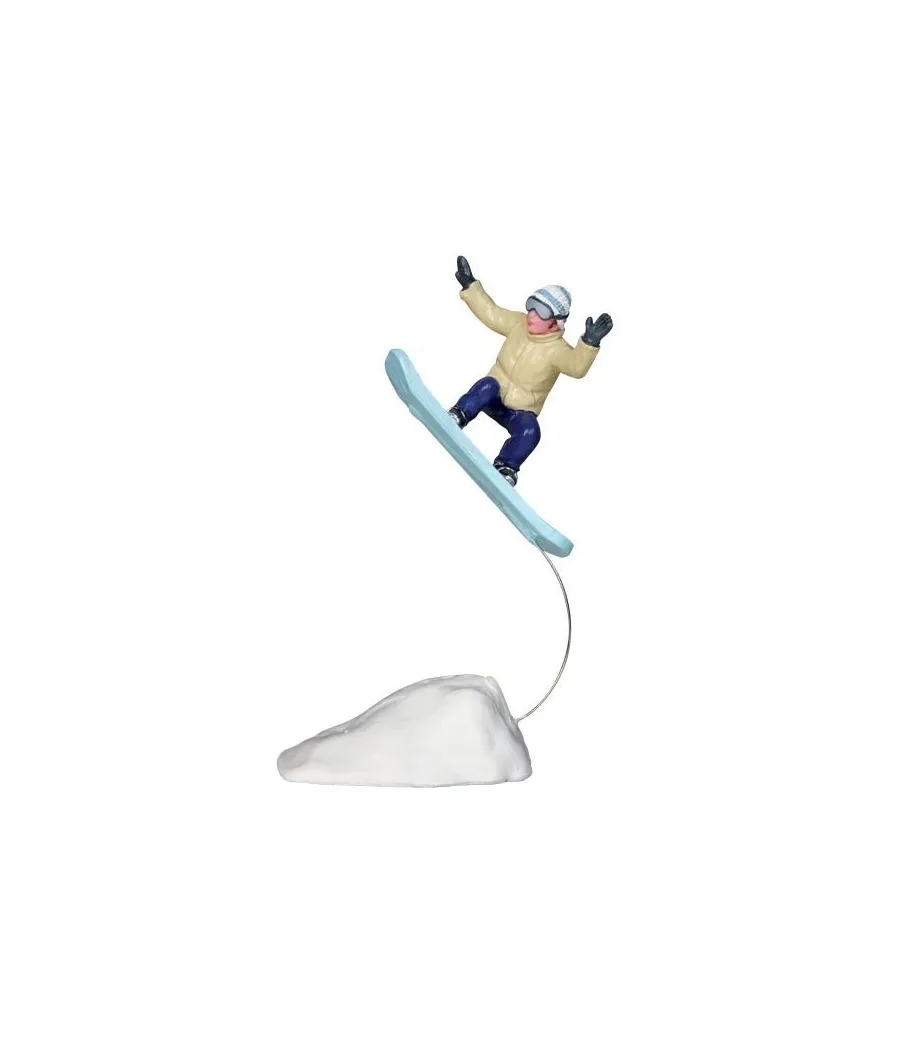 Salto acrobatico con snowboard - "Phat Air!" - Lemax 22049 - Il patio store