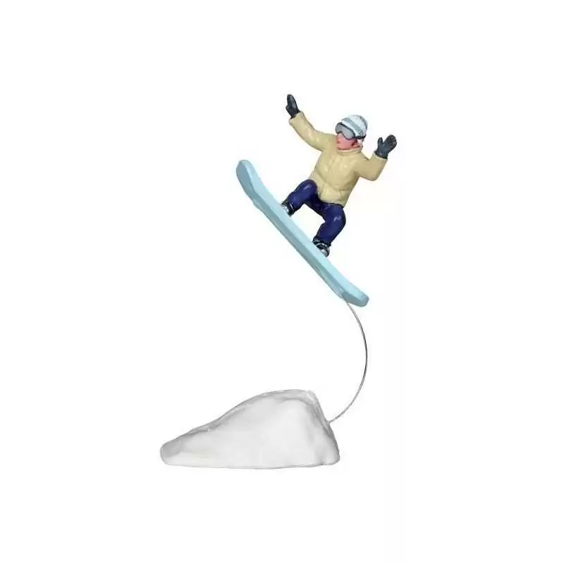 Salto acrobatico con snowboard - "Phat Air!" - Lemax 22049 - Il patio store
