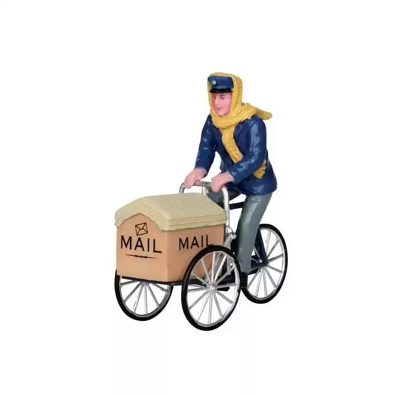 Consegna della posta - Mail Delivery Cycle - Lemax 22054 - Il patio store