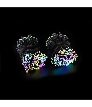Twinkly Strings Luci di Natale Smart 600 Led RGB II Generazione Cavo Nero - Il patio store