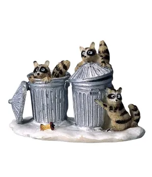 Ladri di spazzatura - Trash Bandits - Lemax 42878 - Il patio store