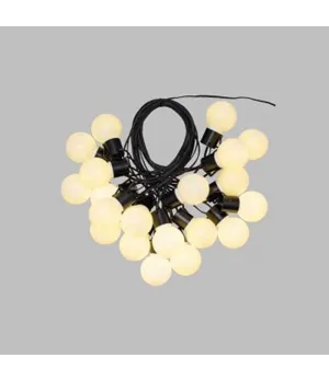 Catena 100 Luci Led Tonde Bianco Caldo