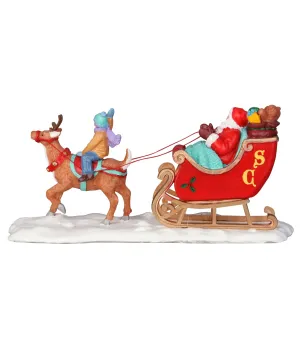 La slitta di Babbo Natale - Santa's Sleigh - Lemax 53210 - Il patio store