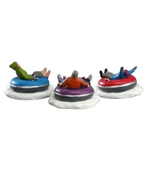 Divertimento con ciambelle - Tubing Family Set of 3 - Lemax 73305 - Il patio store