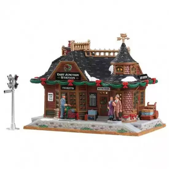Stazione di collegamento est - East Junction Station - Lemax 75256 - Il patio store