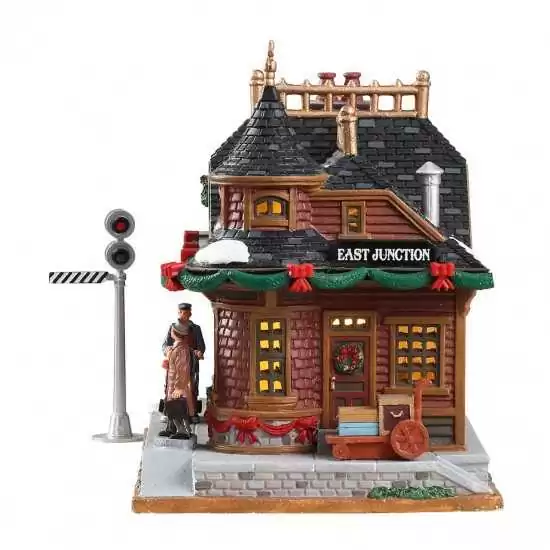 Stazione di collegamento est - East Junction Station - Lemax 75256 - Il patio store