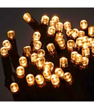 Catena minilucciola 180 led bianco caldo con controller