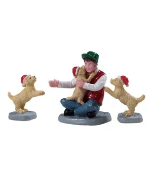 Nuovi cuccioli - New Puppies Set Of 3 - Lemax 92778 - Il patio store