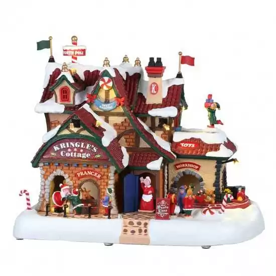 Cottage di Mr Klaus Kringle - Kringle's Cottage - Lemax 95462 - Il patio store