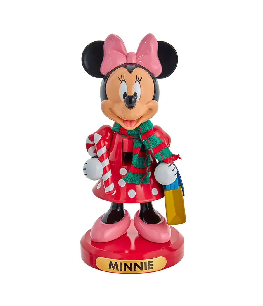 Schiaccianoci Minnie Mouse con bastoncino di zucchero H26cm - Disney DN6212L - Kurt S. Adler - Il patio store