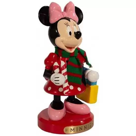 Schiaccianoci Minnie Mouse con bastoncino di zucchero H26cm - Disney DN6212L - Kurt S. Adler - Il patio store
