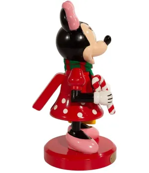 Schiaccianoci Minnie Mouse con bastoncino di zucchero H26cm - Disney DN6212L - Kurt S. Adler - Il patio store