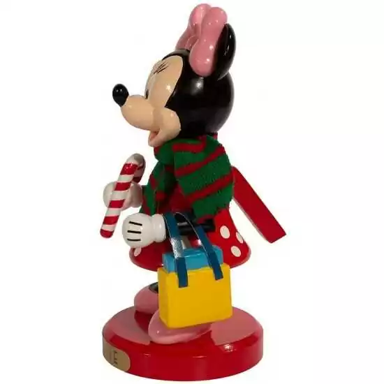 Schiaccianoci Minnie Mouse con bastoncino di zucchero H26cm - Disney DN6212L - Kurt S. Adler - Il patio store