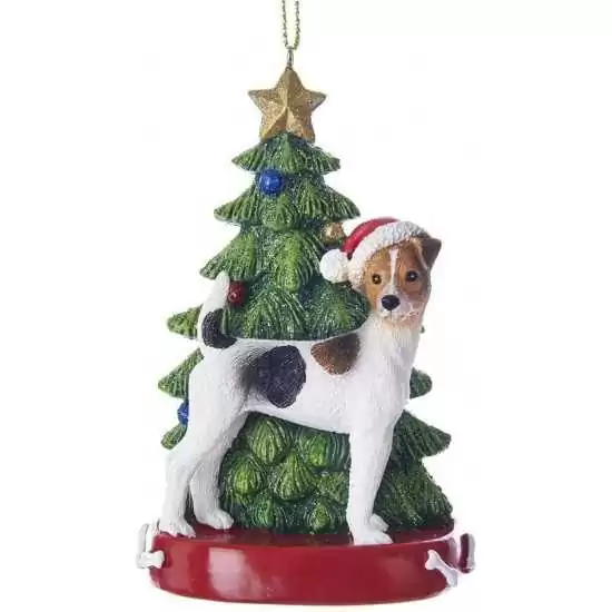 Appendino Jack Russell con albero di Natale - c7615jr - Il patio store