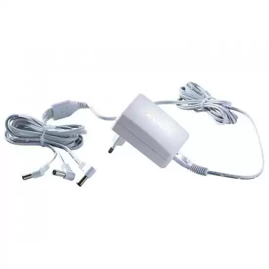 Adattatore con 3 jack 4.5v - Power Adaptor 3 Output Jacks 4.5v White - Lemax 94565 - Il patio store