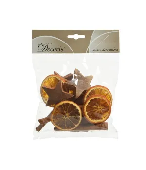 Bustina con arancia essiccata, cannella e stelle di cocco  - ksd 708453 - Il patio store