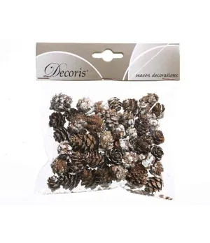 Bustina di piccole pigne innevate - ksd 725548 - Il patio store