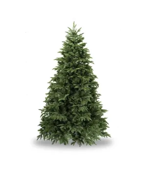 Albero di Natale abete verde slim in pe e pvc H240 cm - Alb55 - Il patio store