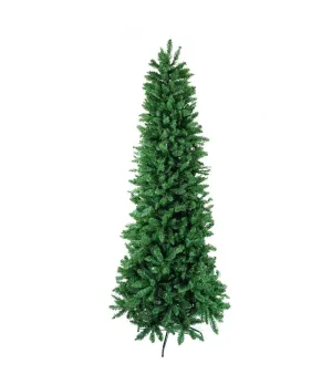 Albero di Natale abete verde slim in pvc H180 cm - Alb18 - Il patio store