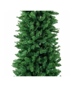 Albero di Natale abete verde slim in pvc H180 cm - Alb18 - Il patio store