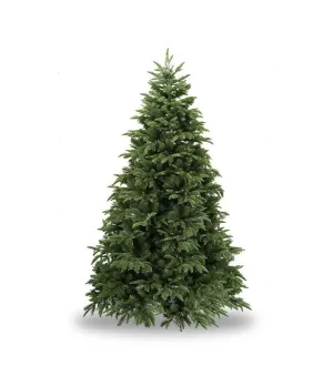 Albero di Natale abete verde doppio ramo in pe e pvc H240 cm - Alb53 - Il patio store