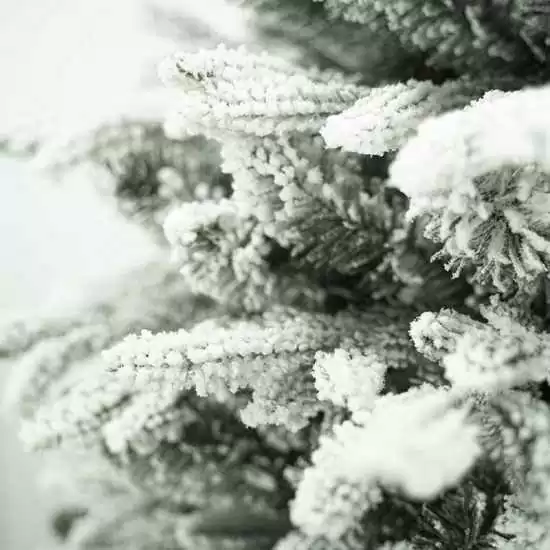 Albero di Natale verde innevato in pe e pvc H180 cm - Alb81 - Il patio store
