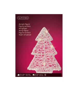 Albero acrilico luminoso luce calda - ksd 491022 - Il patio store