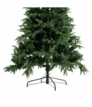 Albero di Natale abete verde scuro doppio ramo in pe e pvc H240 cm - Alb33 - Il patio store