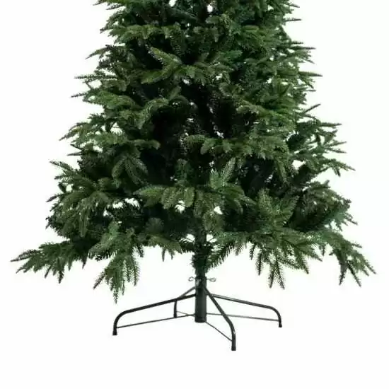 Albero di Natale abete verde scuro doppio ramo in pe e pvc H240 cm - Alb33 - Il patio store