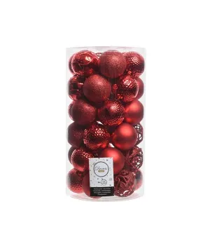 Box 37 palle colore rosso assortite - ksd 020802 - Il patio store