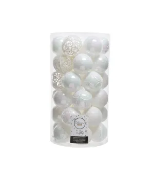 Box 37 palle colore bianco iris assortite - ksd 020805 - Il patio store