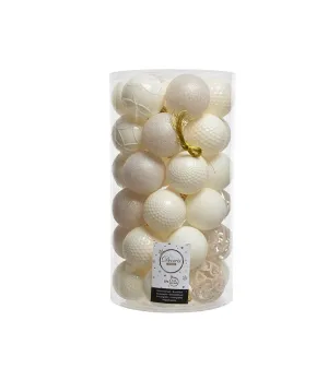 Box 37 palle colore bianco assortite - ksd 020807 - Il patio store