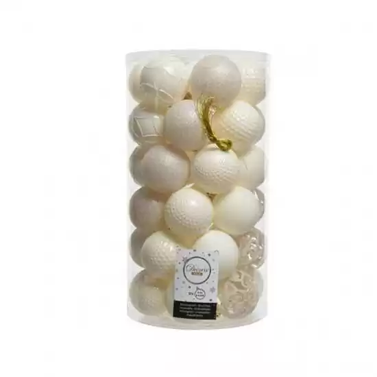 Box 37 palle colore bianco lana assortite - ksd 020807 - Il patio store