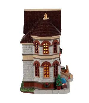 Biblioteca del villaggio - Village Library - Lemax 25889 - Il patio store