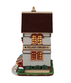 Biblioteca del villaggio - Village Library - Lemax 25889 - Il patio store