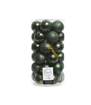 Box 37 palle colore verde pino assortite - ksd 020811 - Il patio store