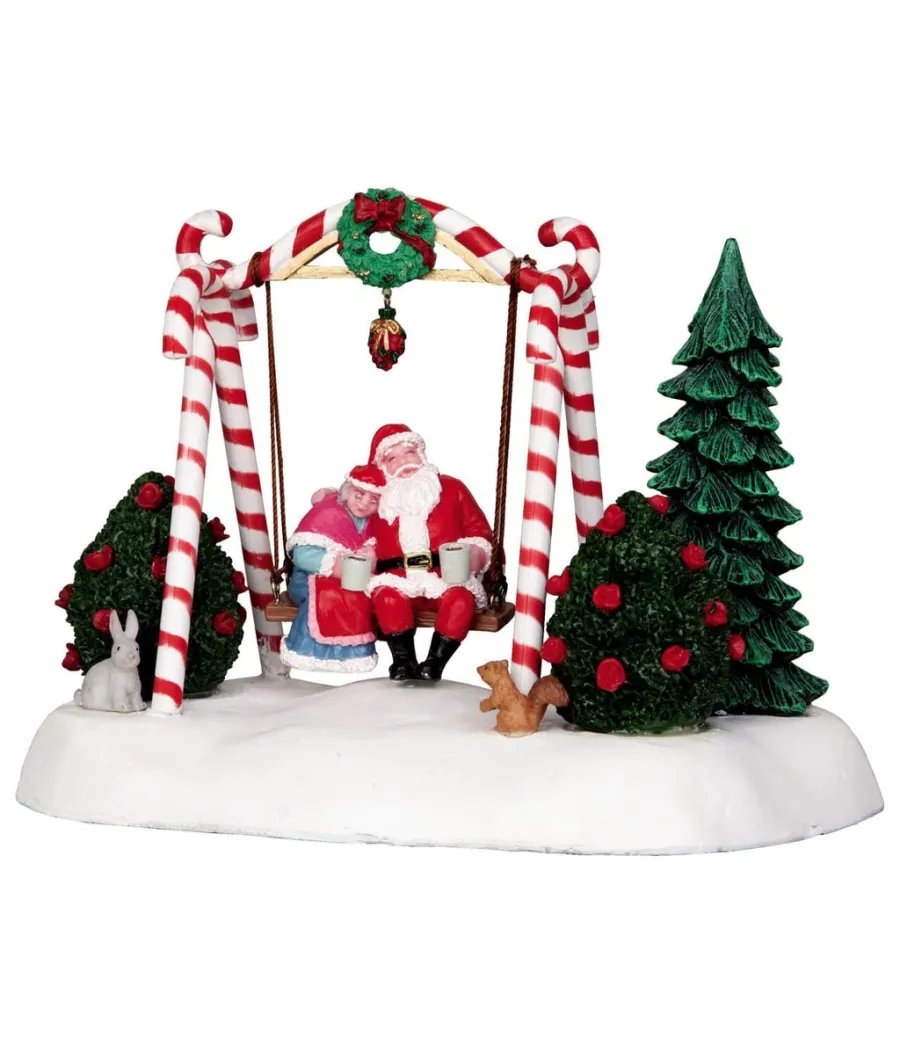 Altalena di Babbo Natale - Santa Swing - Lemax 24479 - Il patio store