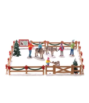 Reindeer Petting Zoo Set of 17 - Lemax 93434 - Il patio store