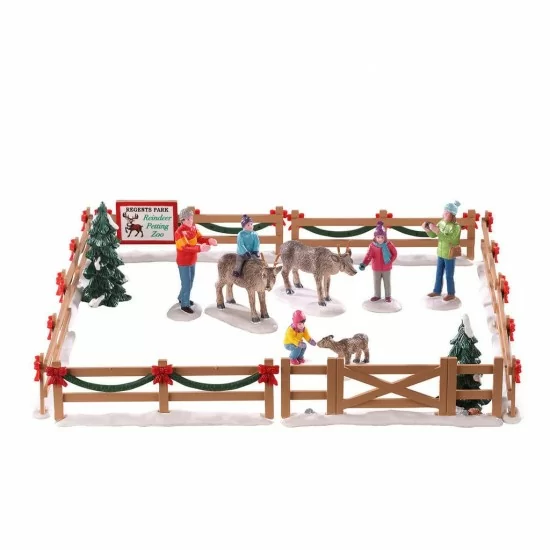 Reindeer Petting Zoo Set of 17 - Lemax 93434 - Il patio store